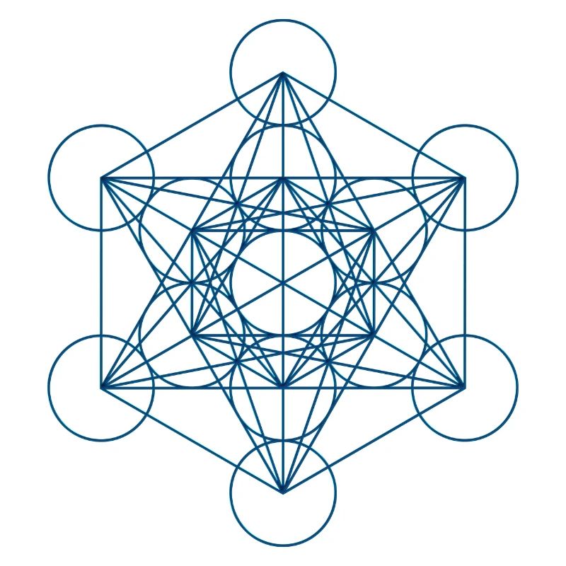 METATRONS WÜRFEL - blau