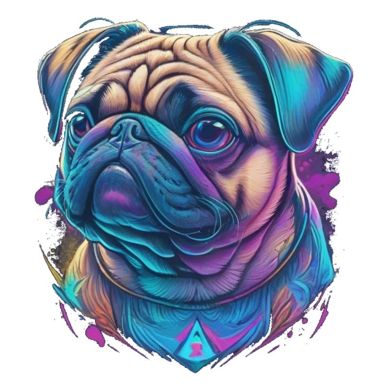 Mops Kopf