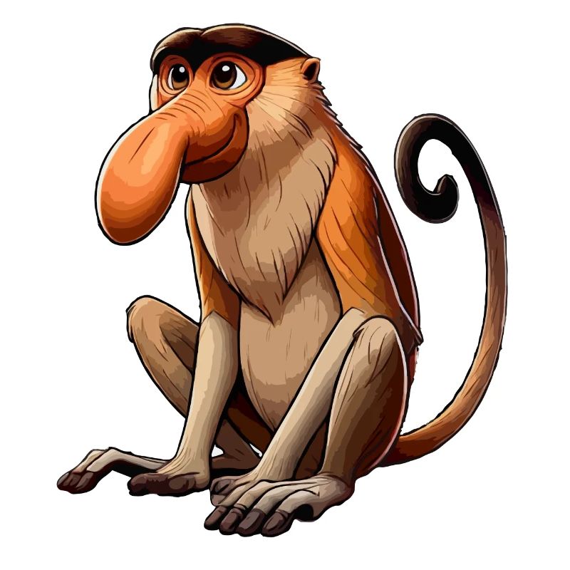 Proboscis Monkey png