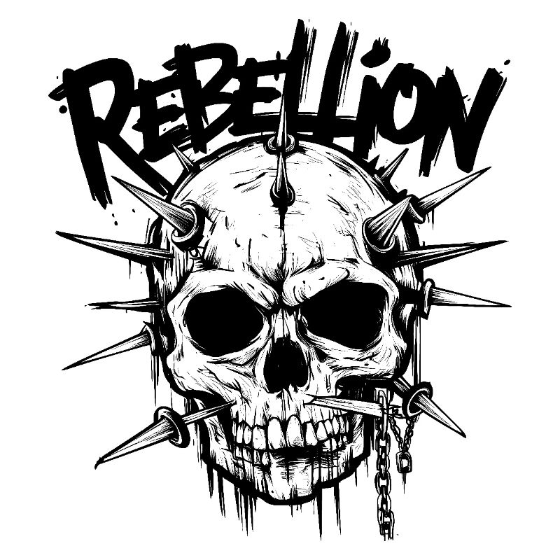 Punk skull rebellion