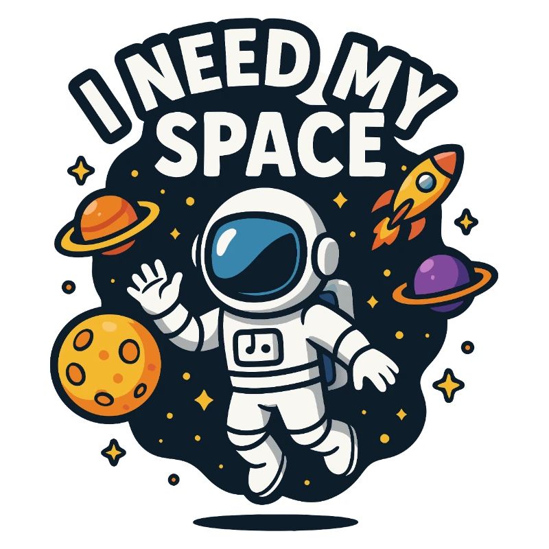 Astronaut "I need my space"