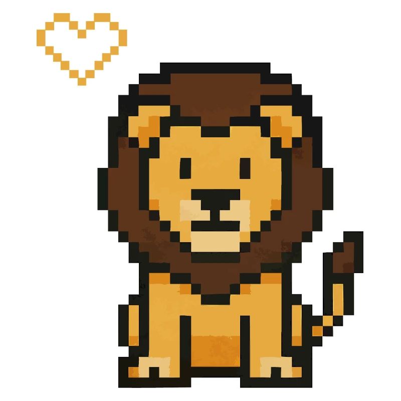 Löwe Pixel