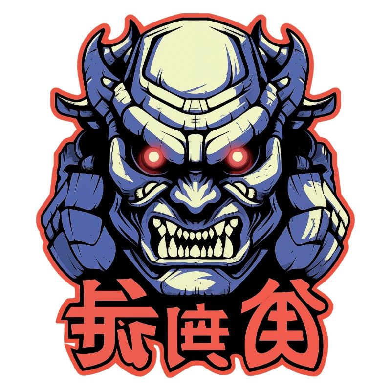 Der Japanische Samurai Dämon