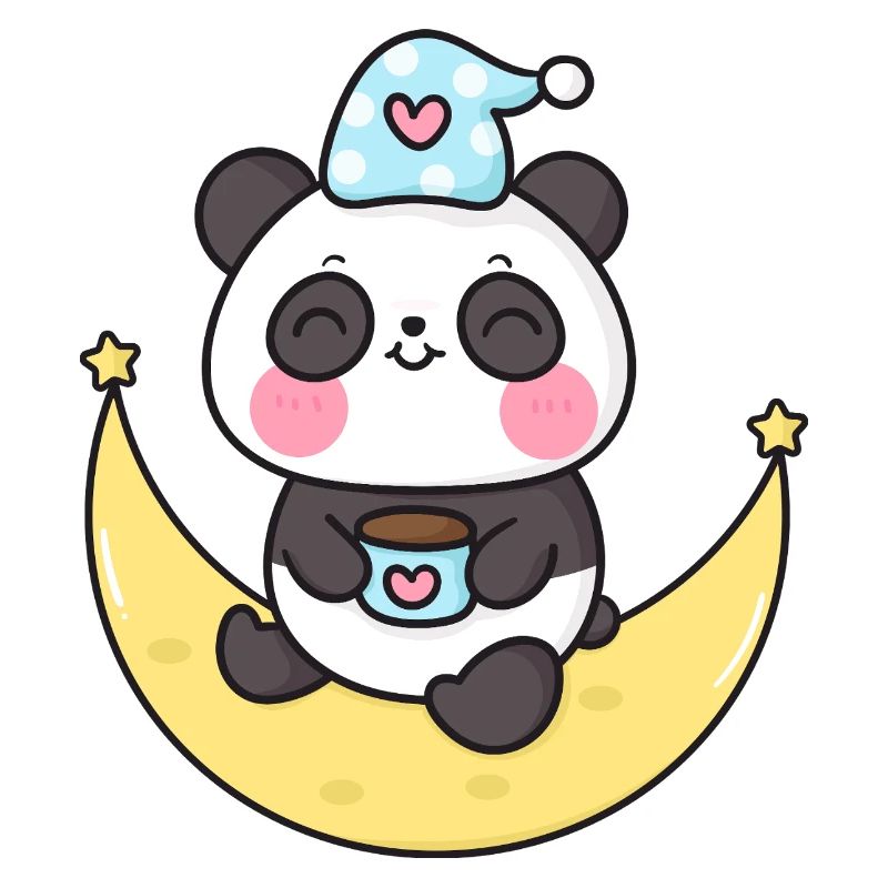 Panda Céleste sur la Lune
