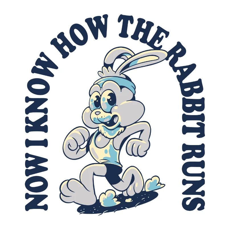 Now I Know How the Rabbit Runs – Denglisch Spruch