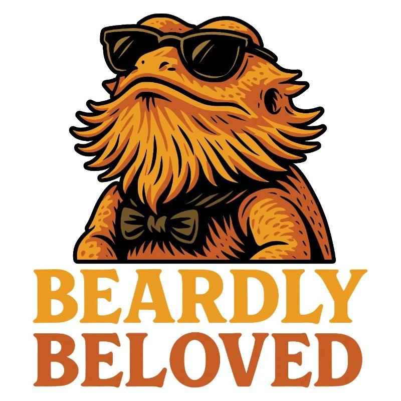 Bearded Dragon Pun Funny Lizard Reptile