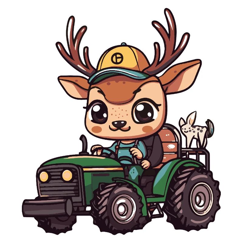 Éleveur de tracteurs à cerfs