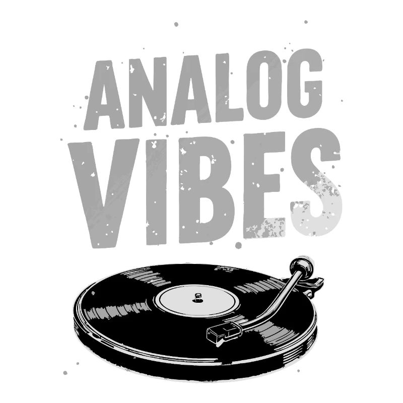 Analog Vibes – motif vinyle vinyle