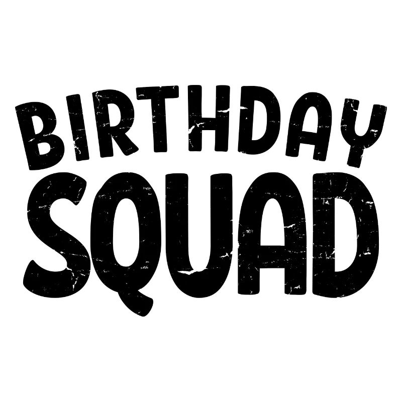 Birthday Squad Matching Group Birthday Party Gift