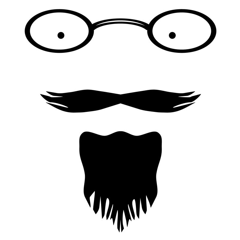 The Mad Professor Schnurrbart und Bart Combo