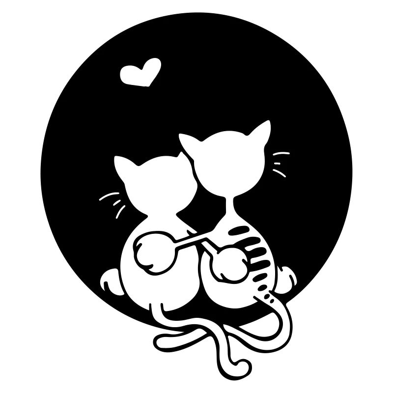 Katzen Paar