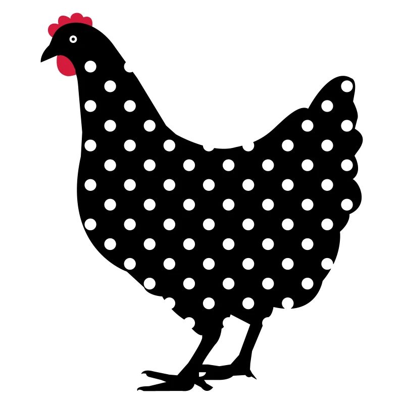 Chicken hen spotted
