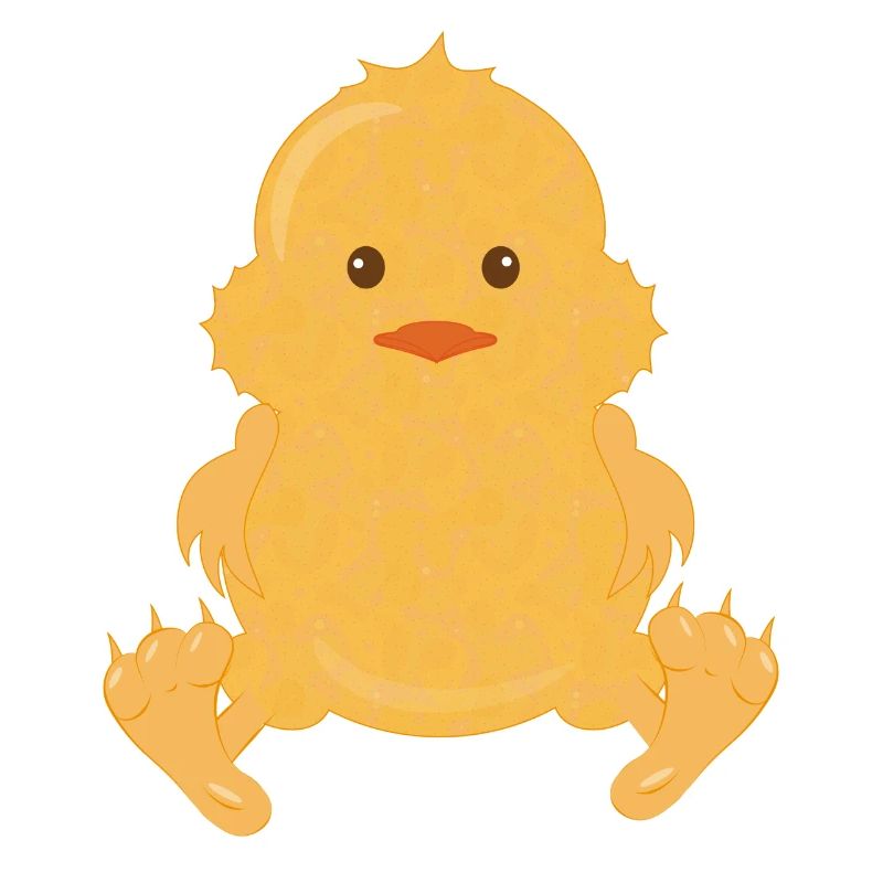 Oh comme c’est doux! Un poussin nouvellement éclos