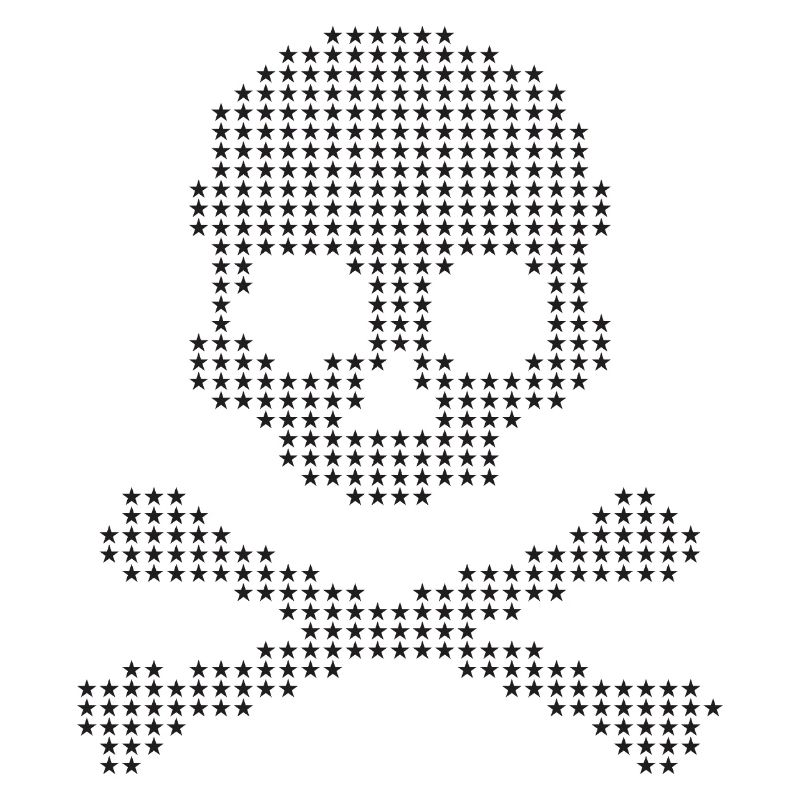 Starry Skull & Crossbones