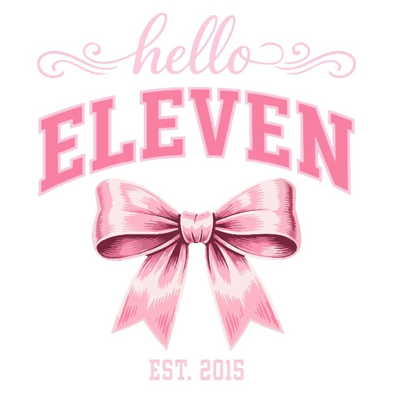 Hello Eleven 11 Ans Est 2015 Anniversaire Nœud