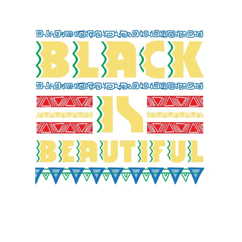 Black is Beautiful - natural african gift design
