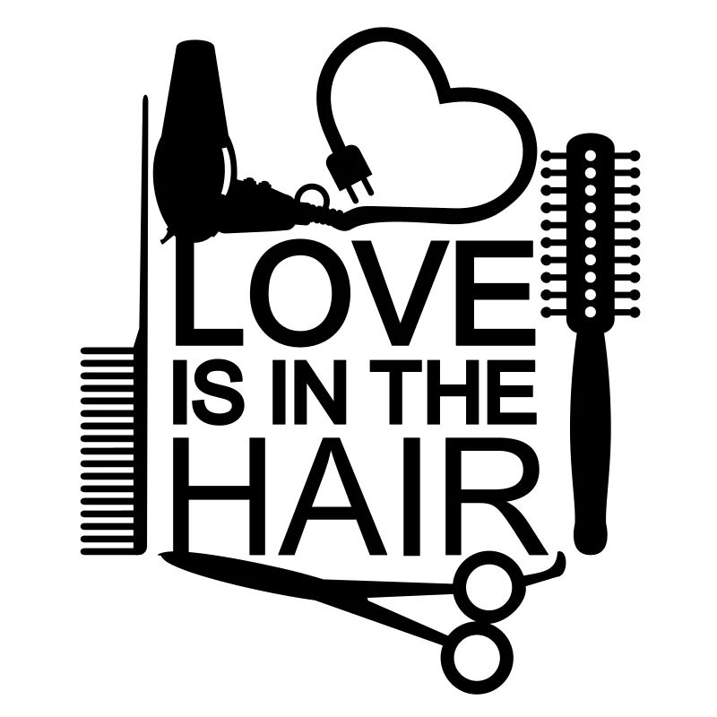 L'amour est dans les cheveux (coiffeur, 1c)