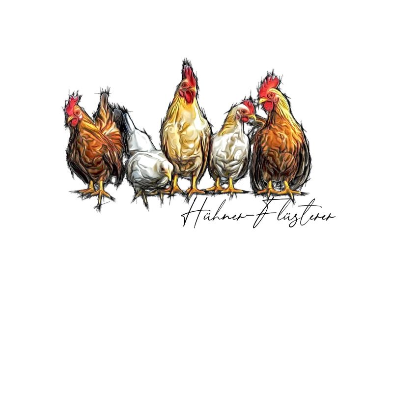 Conception drôle de chuchoteur de poulet pour les éleveurs