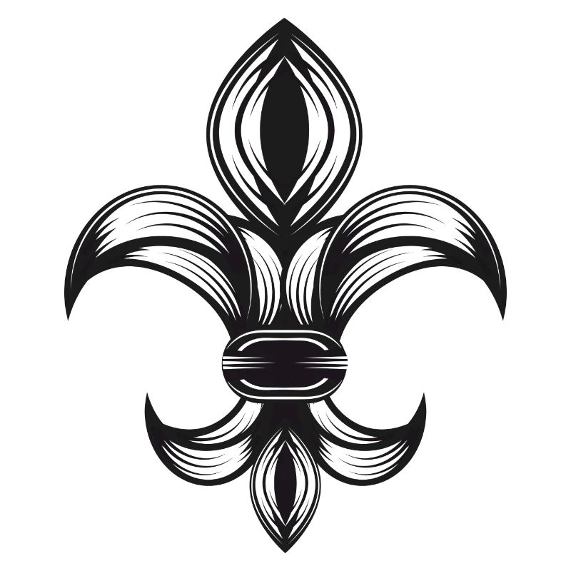 stilisierte Schwertlilie - Fleur-de-Lys