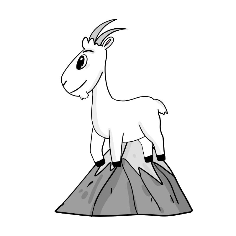 Bock auf Berge - Ziege Ziegenbock