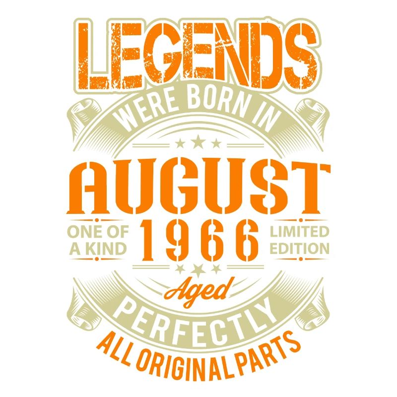1966 August Birthday Legend
