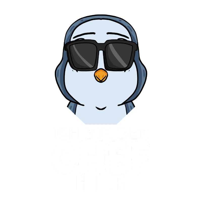 cooler Pinguin Chef Spruch