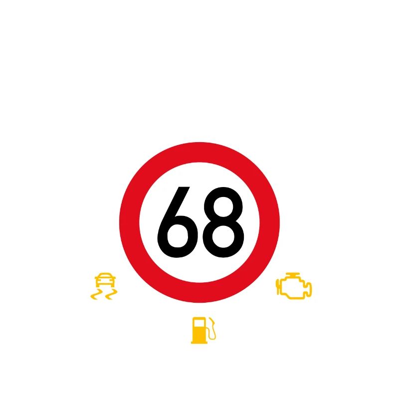 68. Geburtstag Schonend Behandeln Oldtimer Ist 68