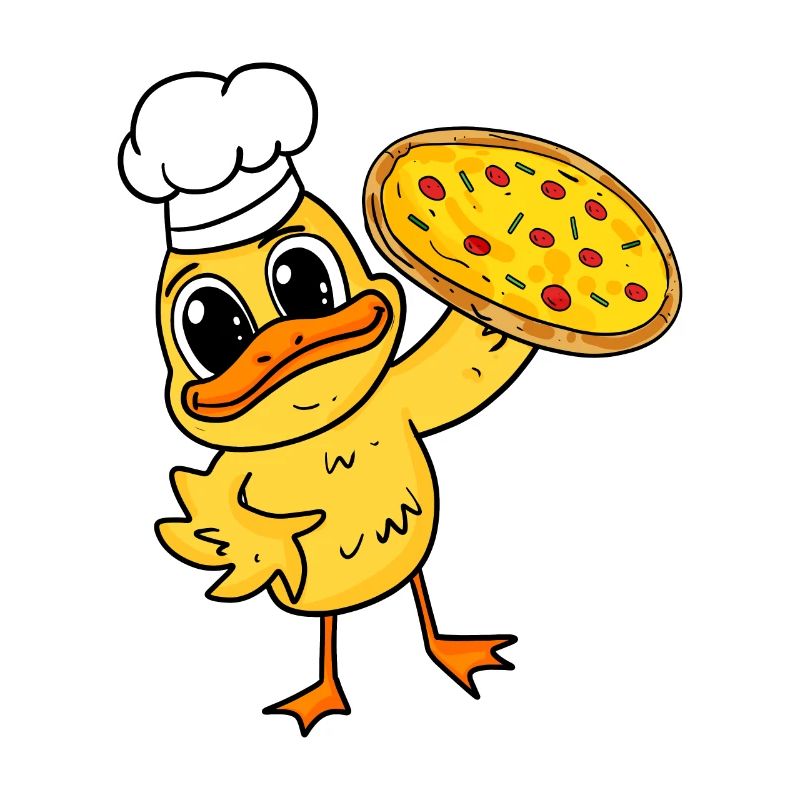 pizza maker pizza chef duck italy