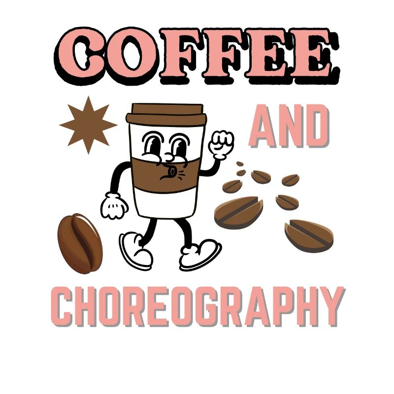 Professeur De Danse Drôle Disant Café Et Chorégraphie