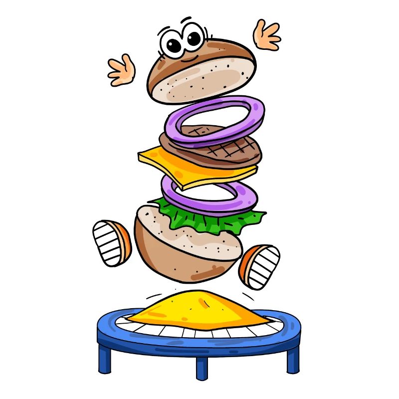 Trampoline Burger Restauration rapide