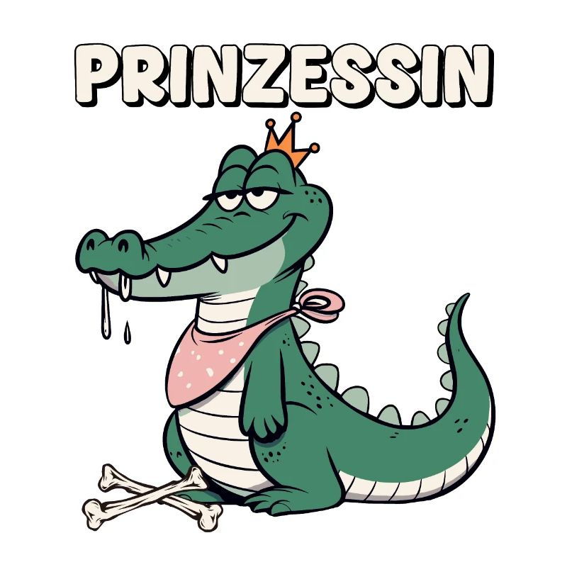 Carnaval Princesse Crocodile Cologne Alaaf Drôle