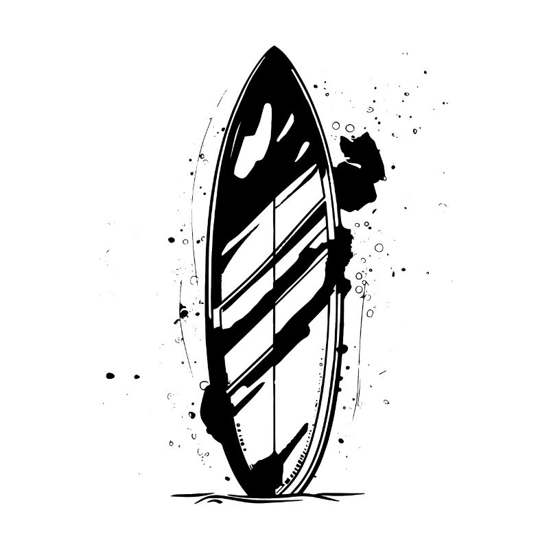 Dessin de planche de surf