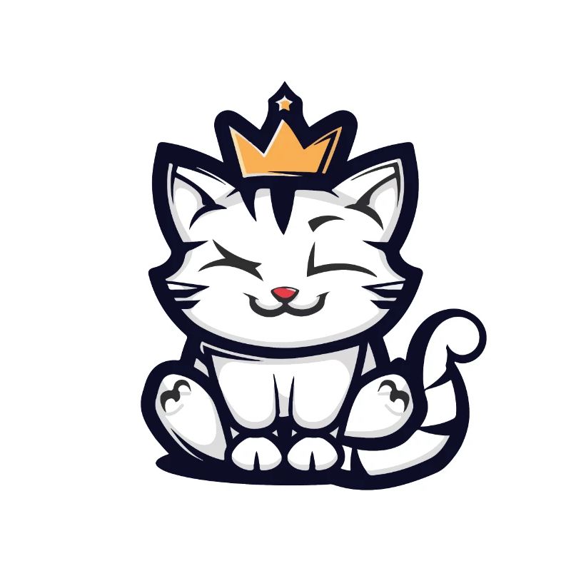 Cat Cartoon Crown