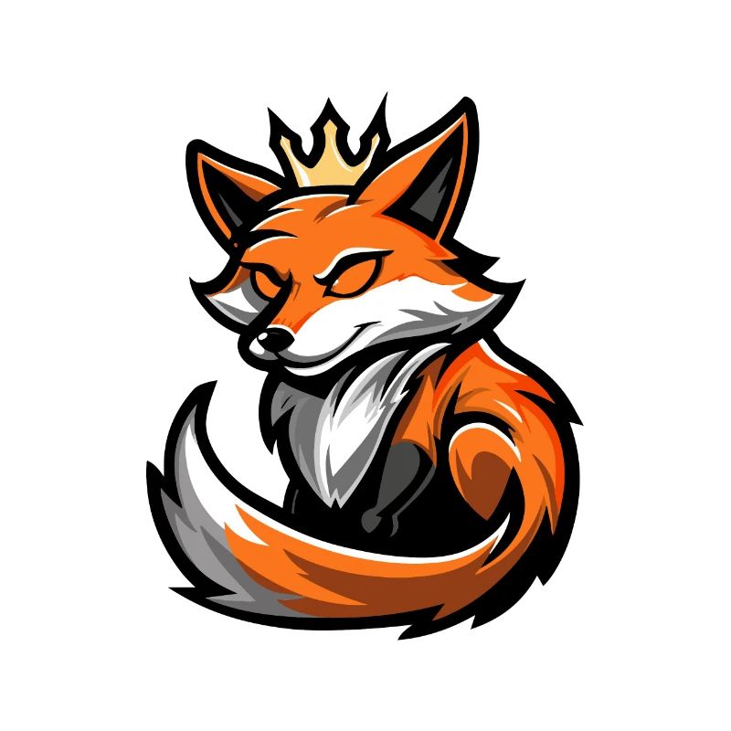Couronne de dessin animé Fox