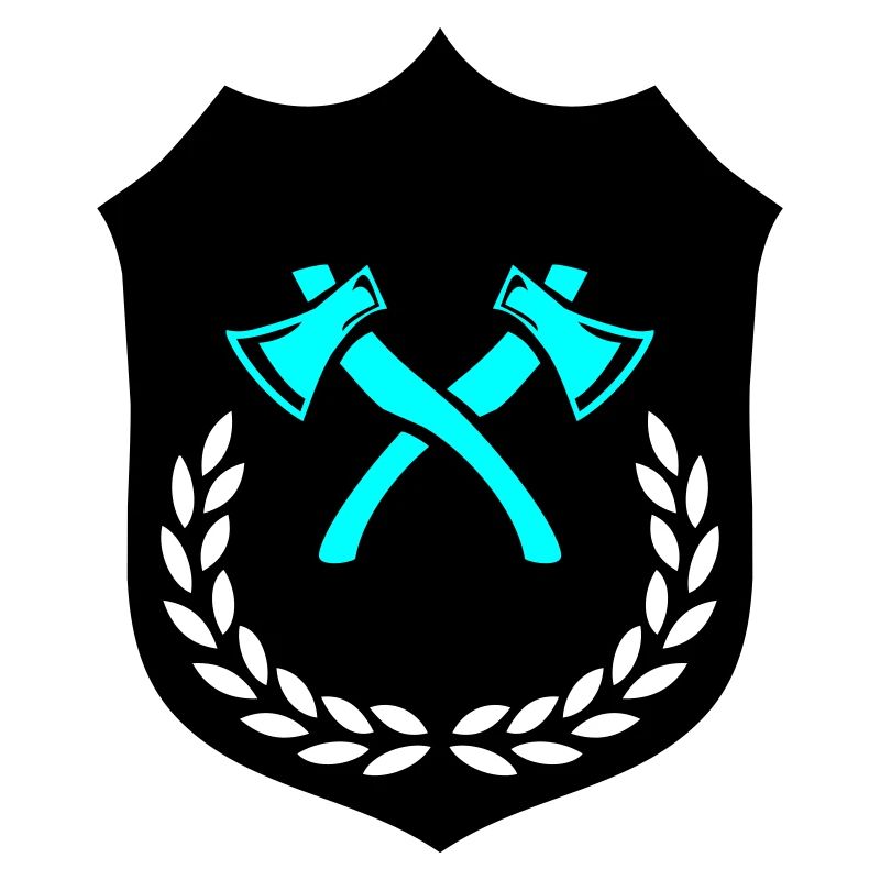 Wappen Axt Äxte