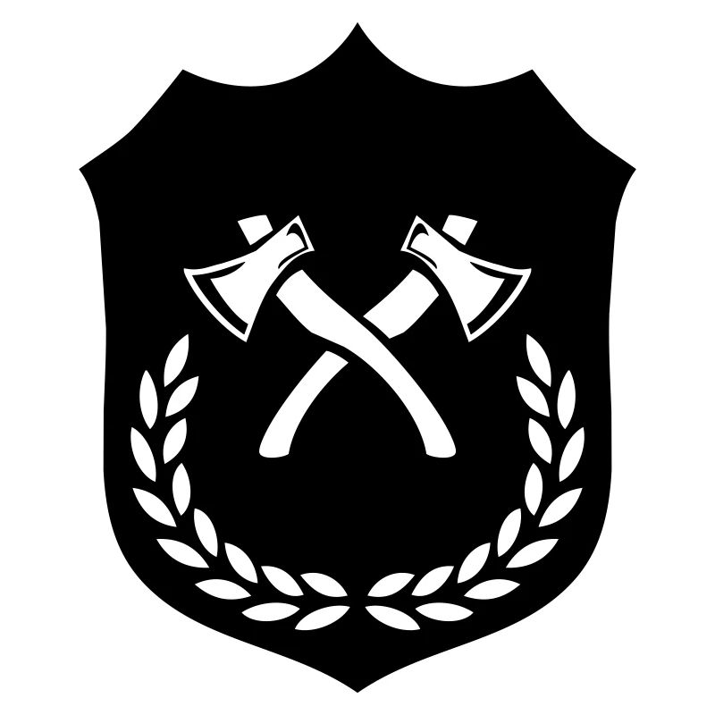 Wappen Axt Äxte