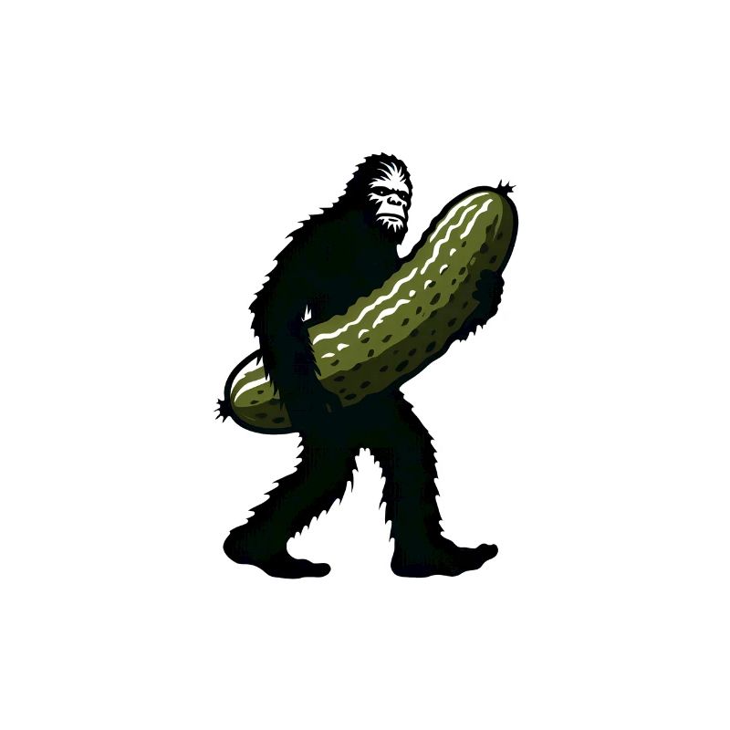 Keep calm and dill on. Pickle Dill Bigfoot Sasquat