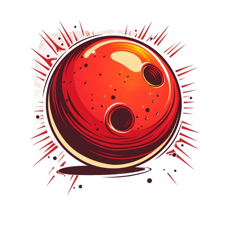 Boule de bowling Look bande dessinée