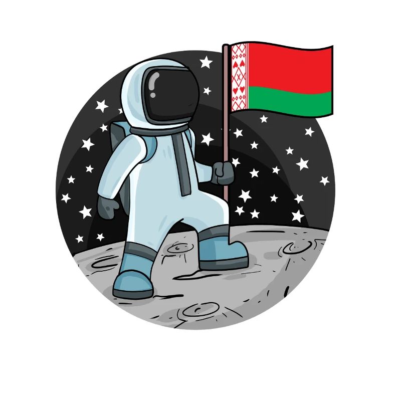 Drapeau astronaute Biélorussie