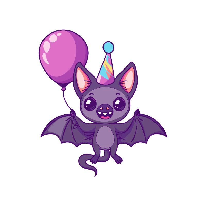 Chauve-souris Anniversaire Bébé
