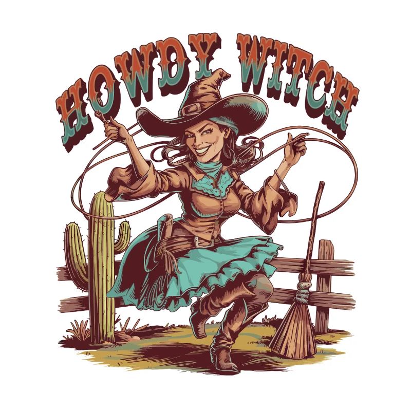 Howdy Witch Lasso Artwork