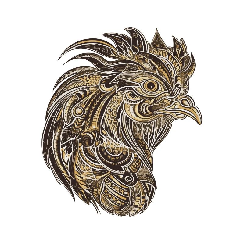 Portrait de coq