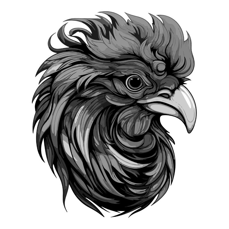 Portrait de coq