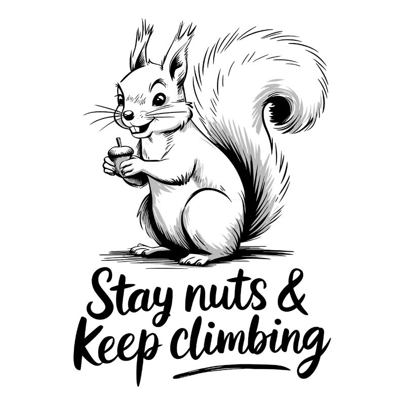 Stay Crazy and Climb on Squirrel