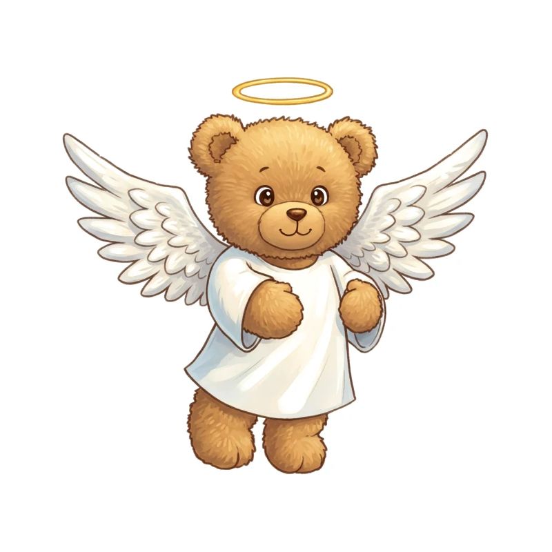 Ours en peluche Ange