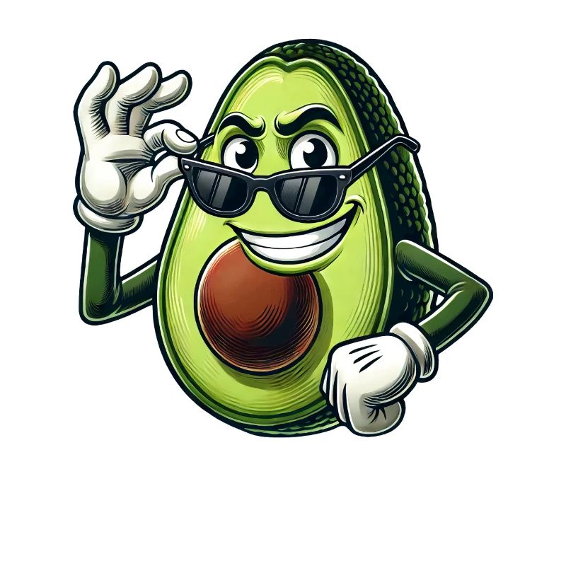 Coole Avocado Sonnenbrille Sommer Lustig Eitel