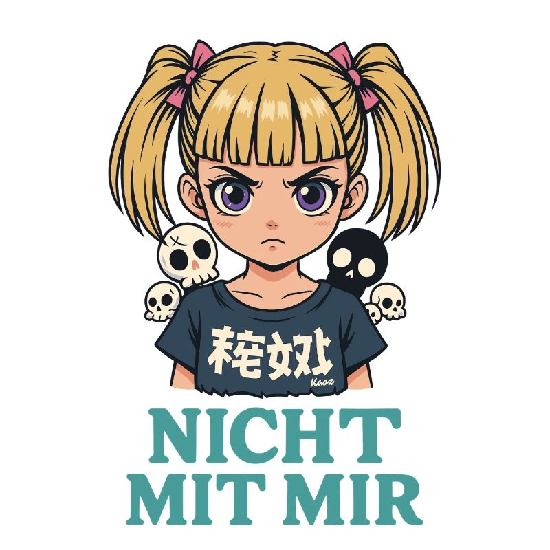 Nicht mit mir – Wütendes Mädchen