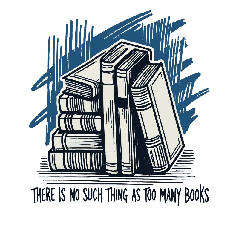 Retro book statement for book fan design