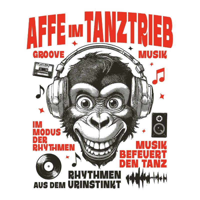 Monkey in Mode Shirt : Son et Instinct