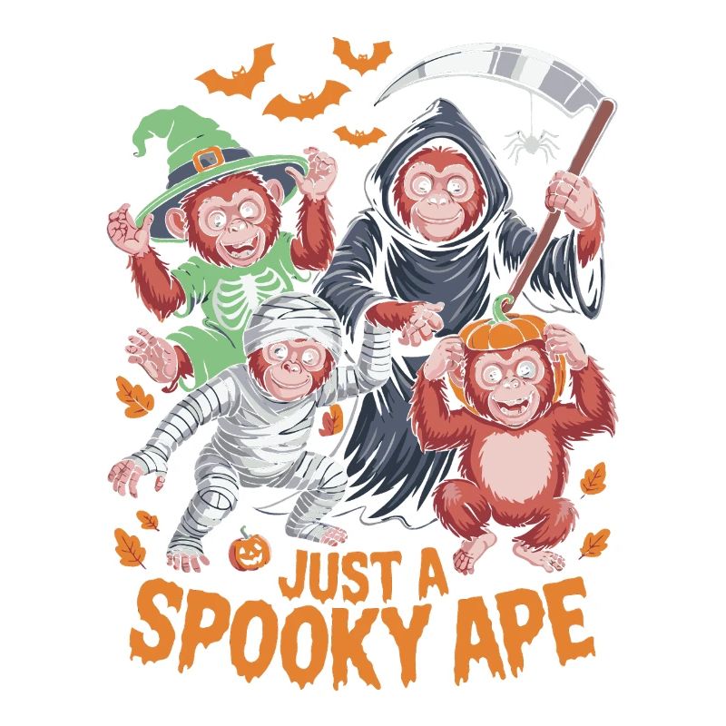 Haunted monkey show for Halloween
